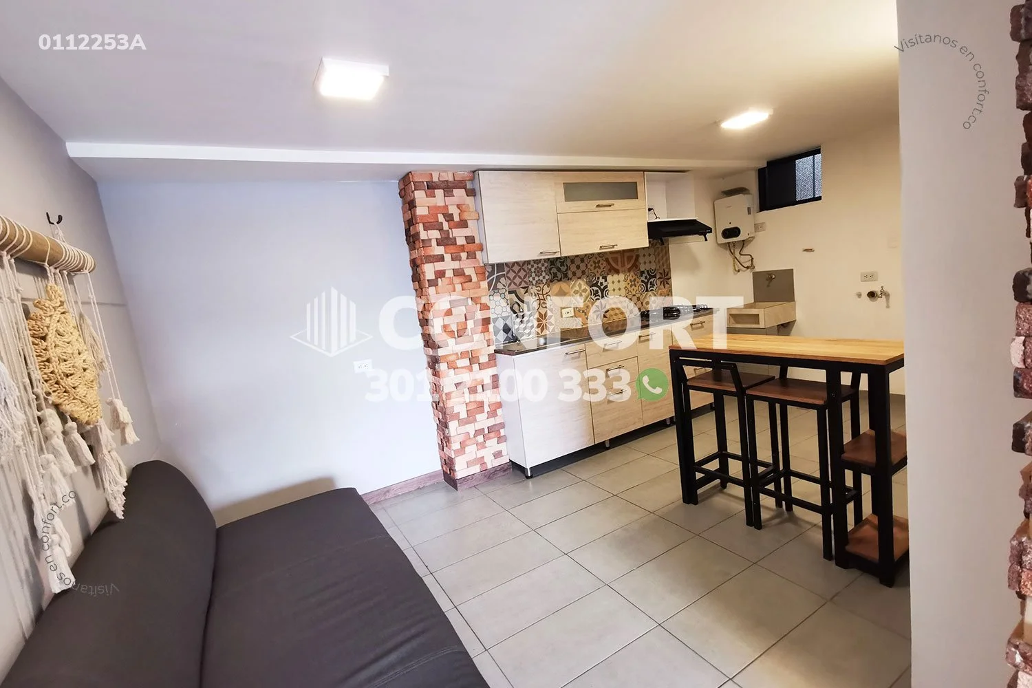 APARTAESTUDIO AMOBLADO EN CONQUISTADORES - LAURELES 0112253A COP/USD — foto 4
