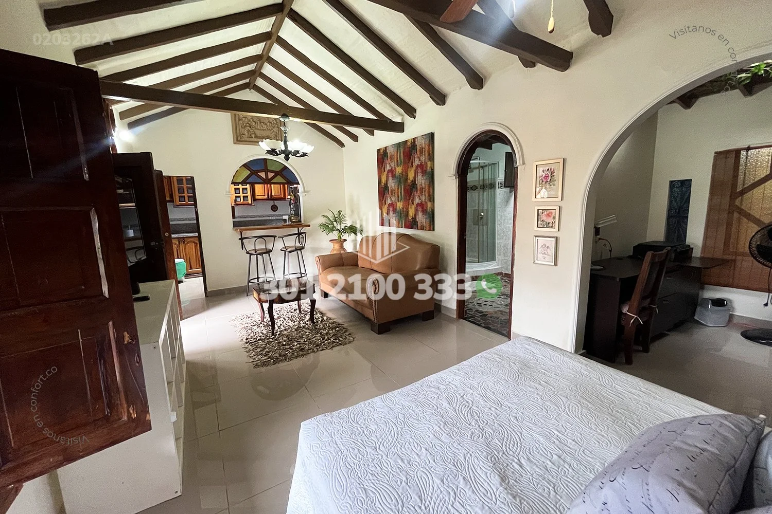 APARTAESTUDIO AMOBLADO EN LA LOMA DEL BARRO - ENVIGADO 0203262A — foto 4