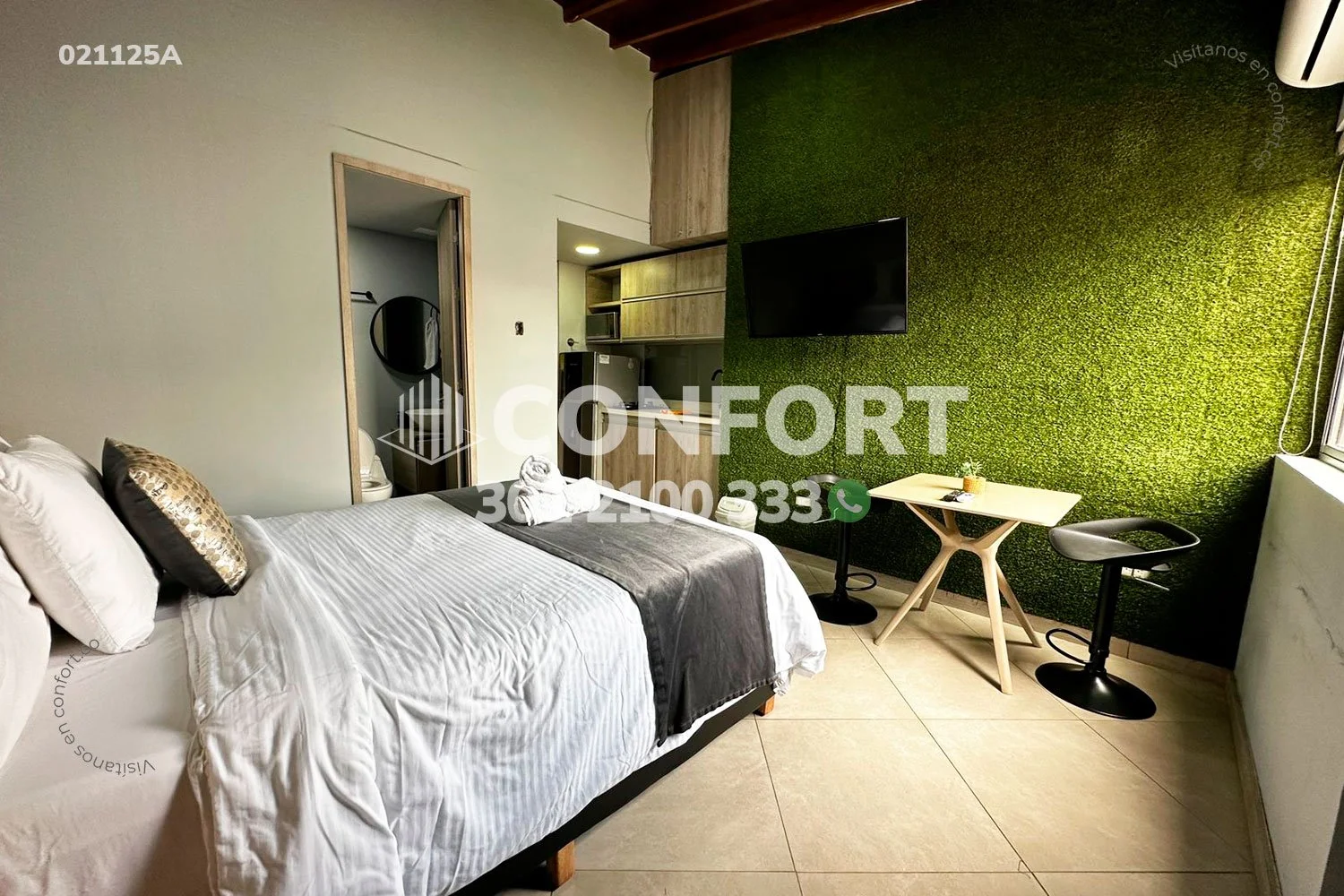 APARTAESTUDIO AMOBLADO EN CONQUISTADORES - LAURELES 0211253A — foto 3