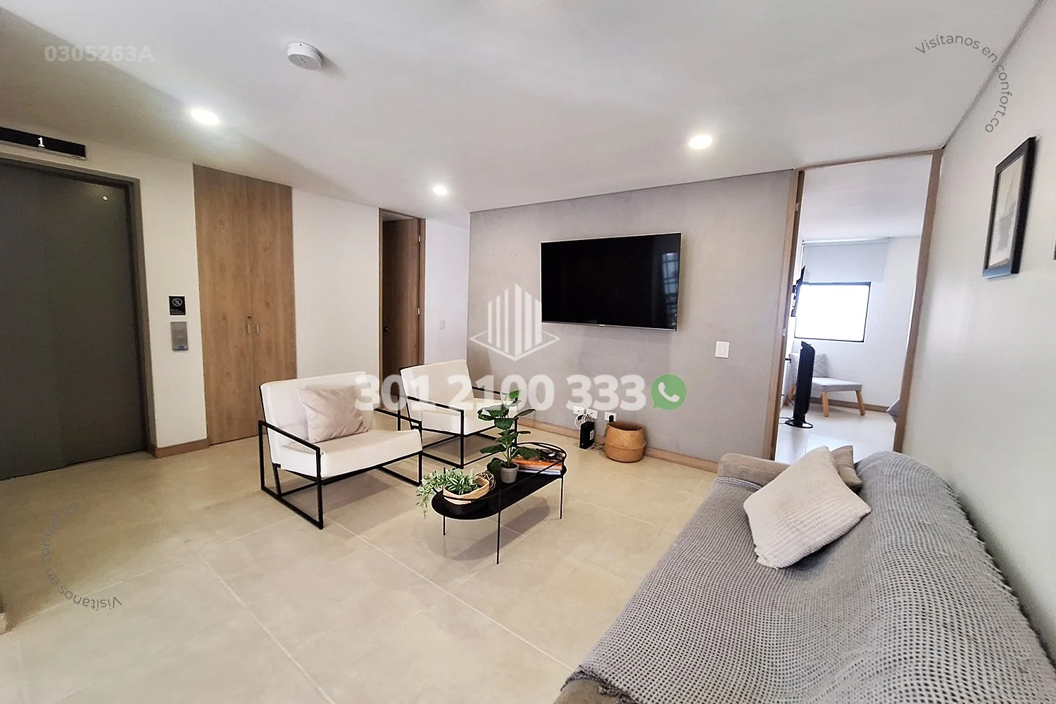 APTO AMOBLADO EN CONQUISTADORES - MEDELLÍN 0305263A — foto 2