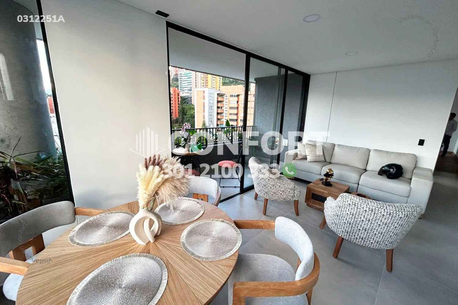 APARTAMENTO AMOBLADO EN CASTROPOL - EL POBLADO 0312251A COP/USD — foto 2