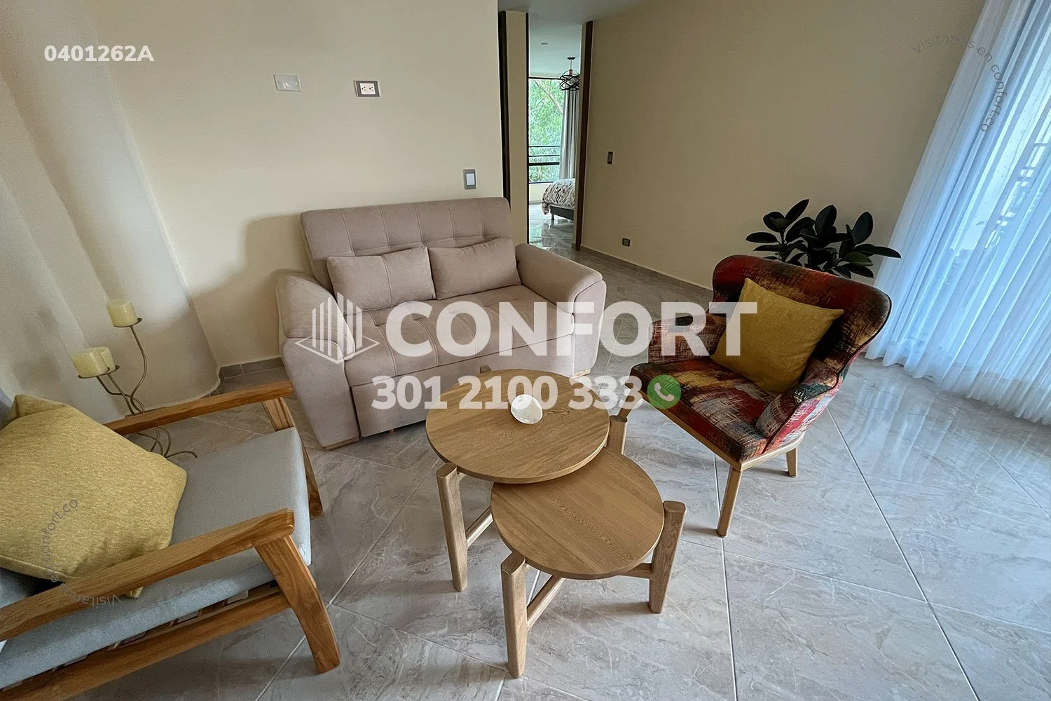 APARTAMENTO AMOBLADO EN ZÚÑIGA - ENVIGADO 0401262A COP/USD — foto 3