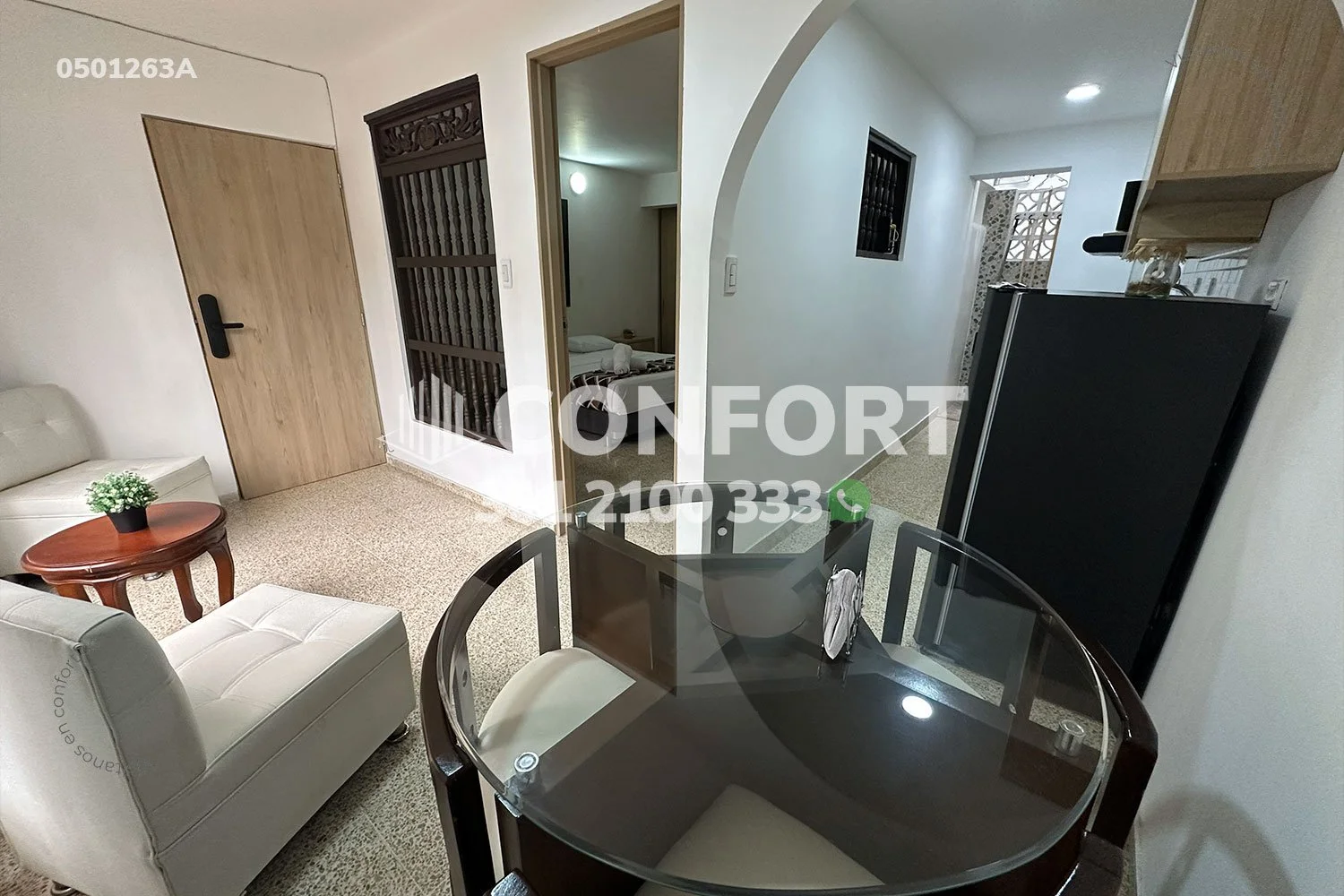 APARTAMENTO AMOBLADO EN LAURELES - 0501263A COP/USD — foto 3