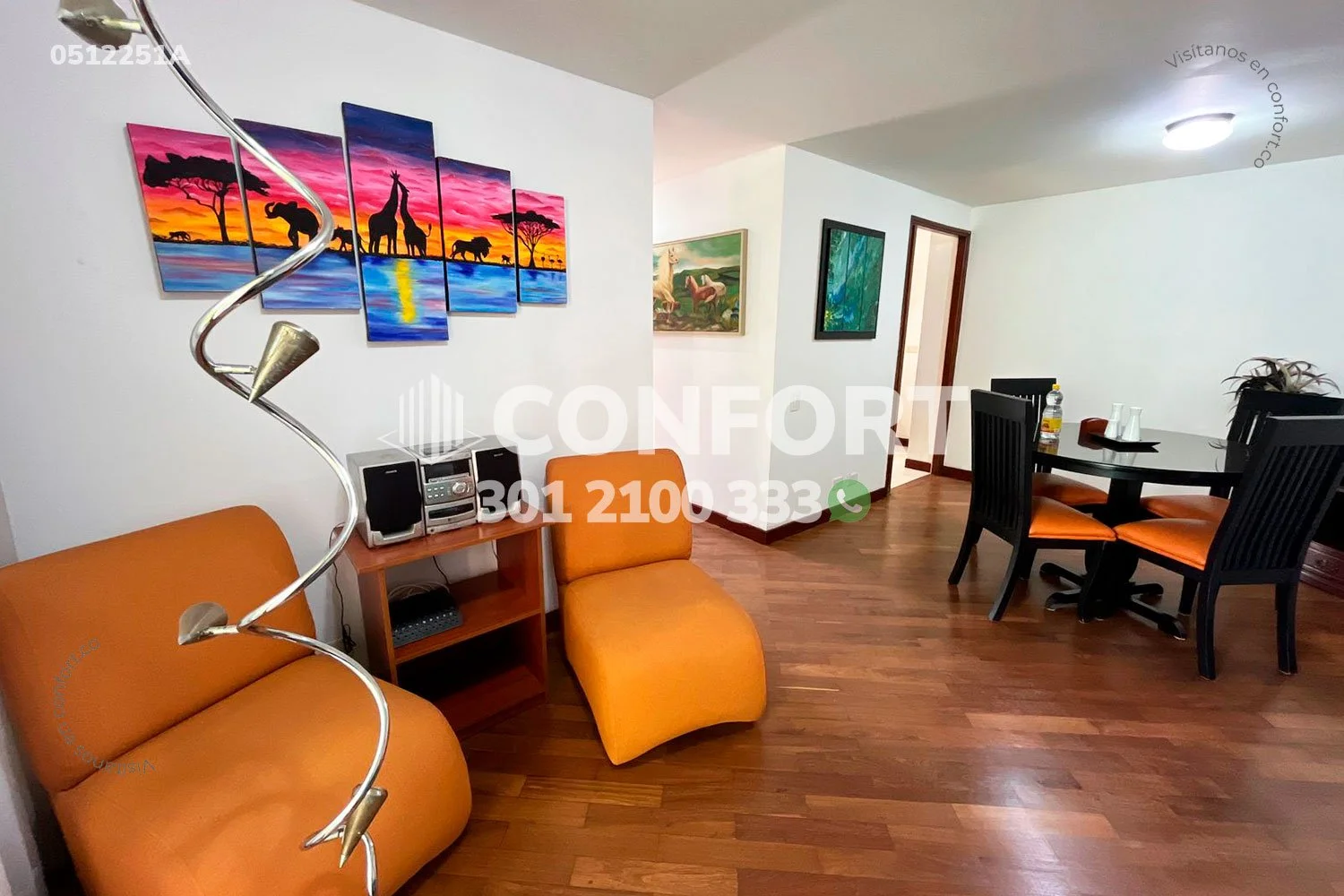 APARTAMENTO AMOBLADO EN PATIO BONITO - EL POBLADO 0512251A COP/USD — foto 3
