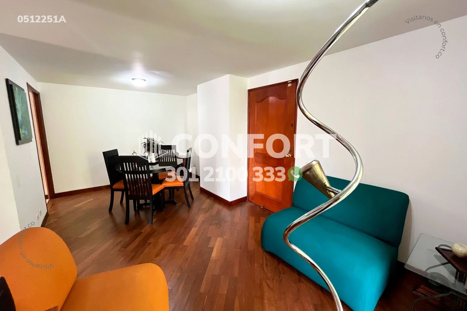 APARTAMENTO AMOBLADO EN PATIO BONITO - EL POBLADO 0512251A COP/USD — foto 4