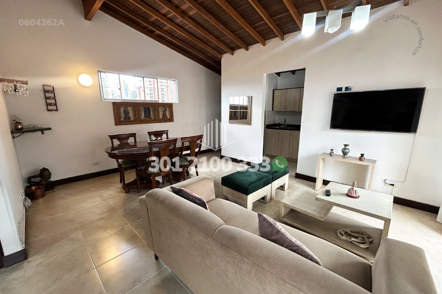 APTO DÚPLEX AMOBLADO EN CUMBRES – ENVIGADO 0604262A — foto 3