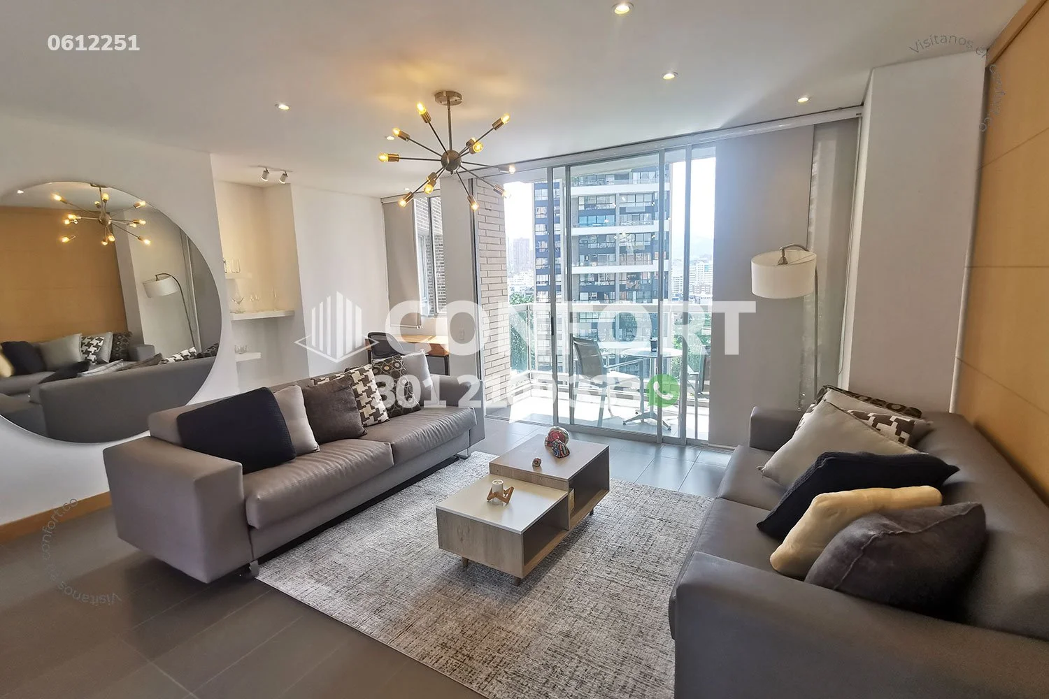 APARTAMENTO AMOBLADO EN LALINDE - POBLADO 0612251 COP/USD — foto 3