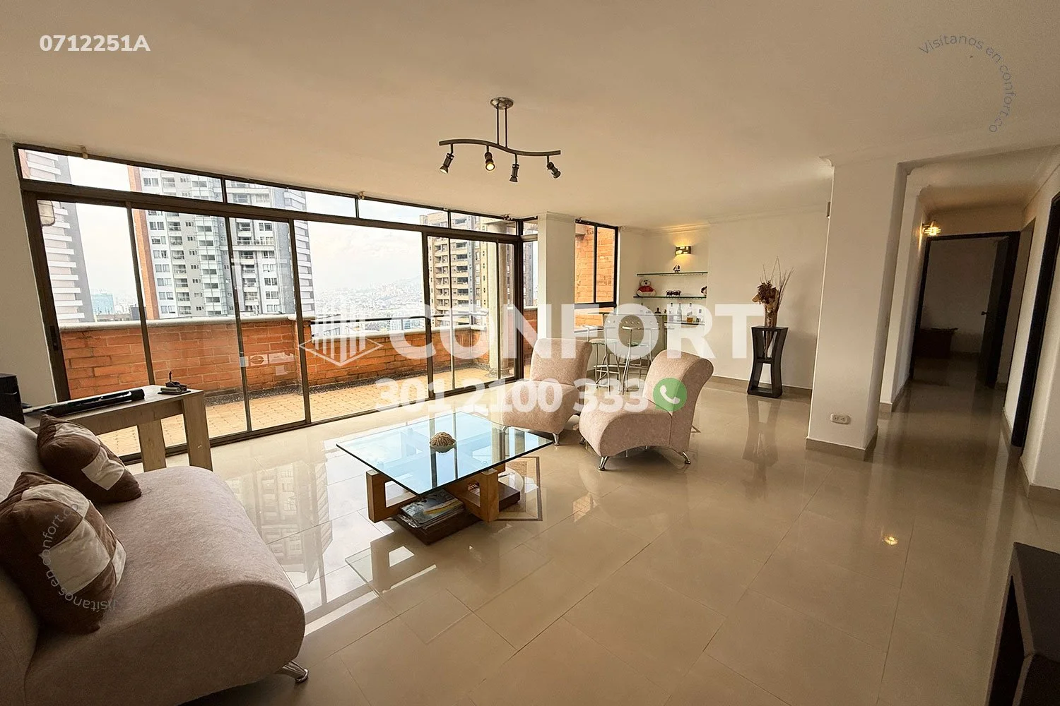 APARTAMENTO AMOBLADO EN CASTROPOL - EL POBLADO 0712251A COP/USD — foto 2