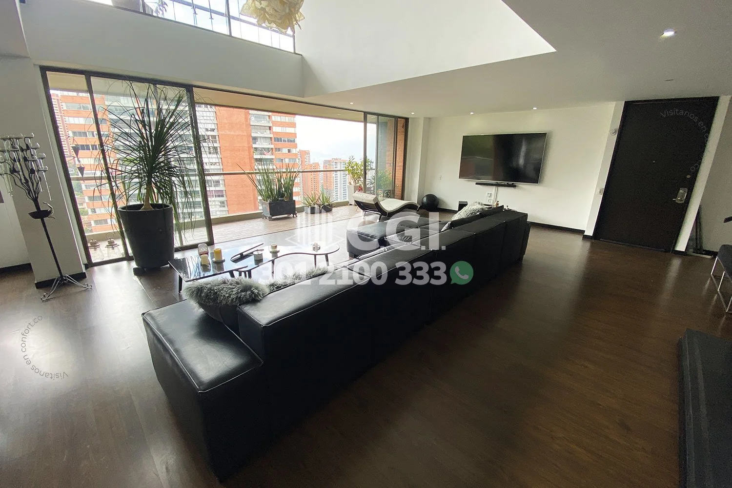 PENTHOUSE AMOBLADO EN LA COLA DEL ZORRO - EL POBLADO 0803251 COP/USD — foto 4