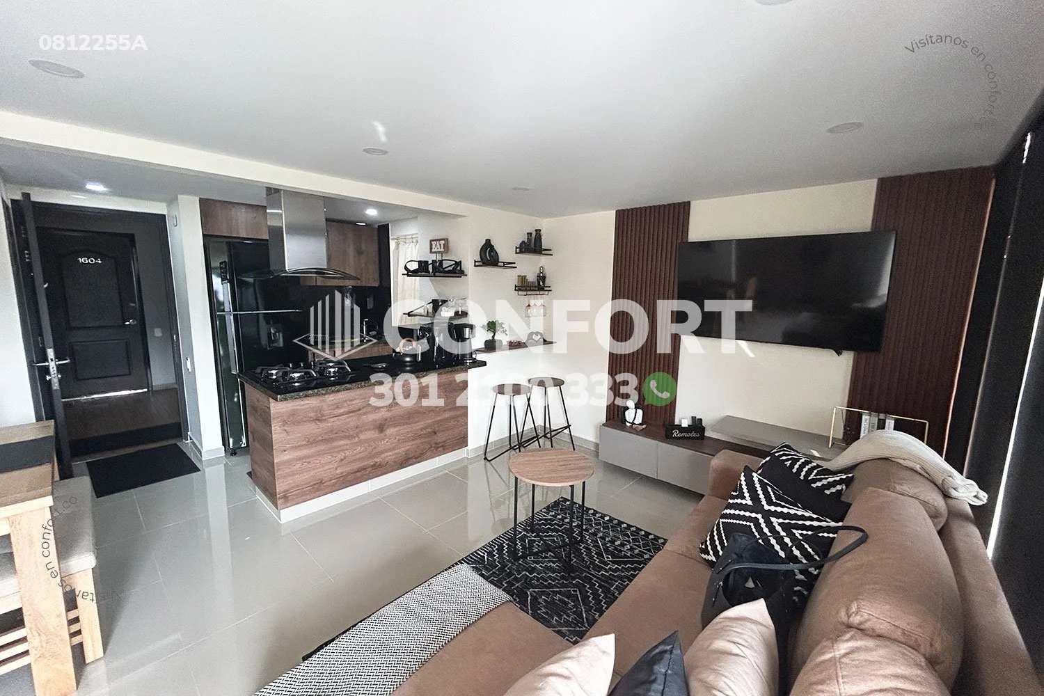 APARTAMENTO AMOBLADO EN LA LOMA DE LOS BERNAL 0812255A COP/USD — foto 4