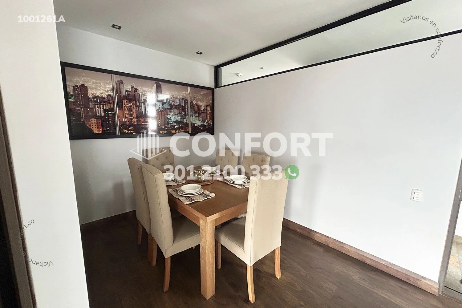 APARTAMENTO AMOBLADO EN SAN LUCAS - EL POBLADO 1001261A COP/USD — foto 3
