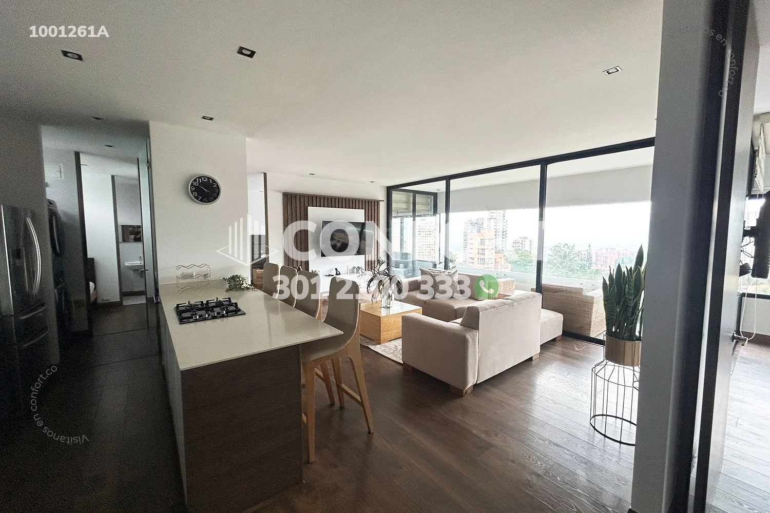 APARTAMENTO AMOBLADO EN SAN LUCAS - EL POBLADO 1001261A COP/USD — foto 2