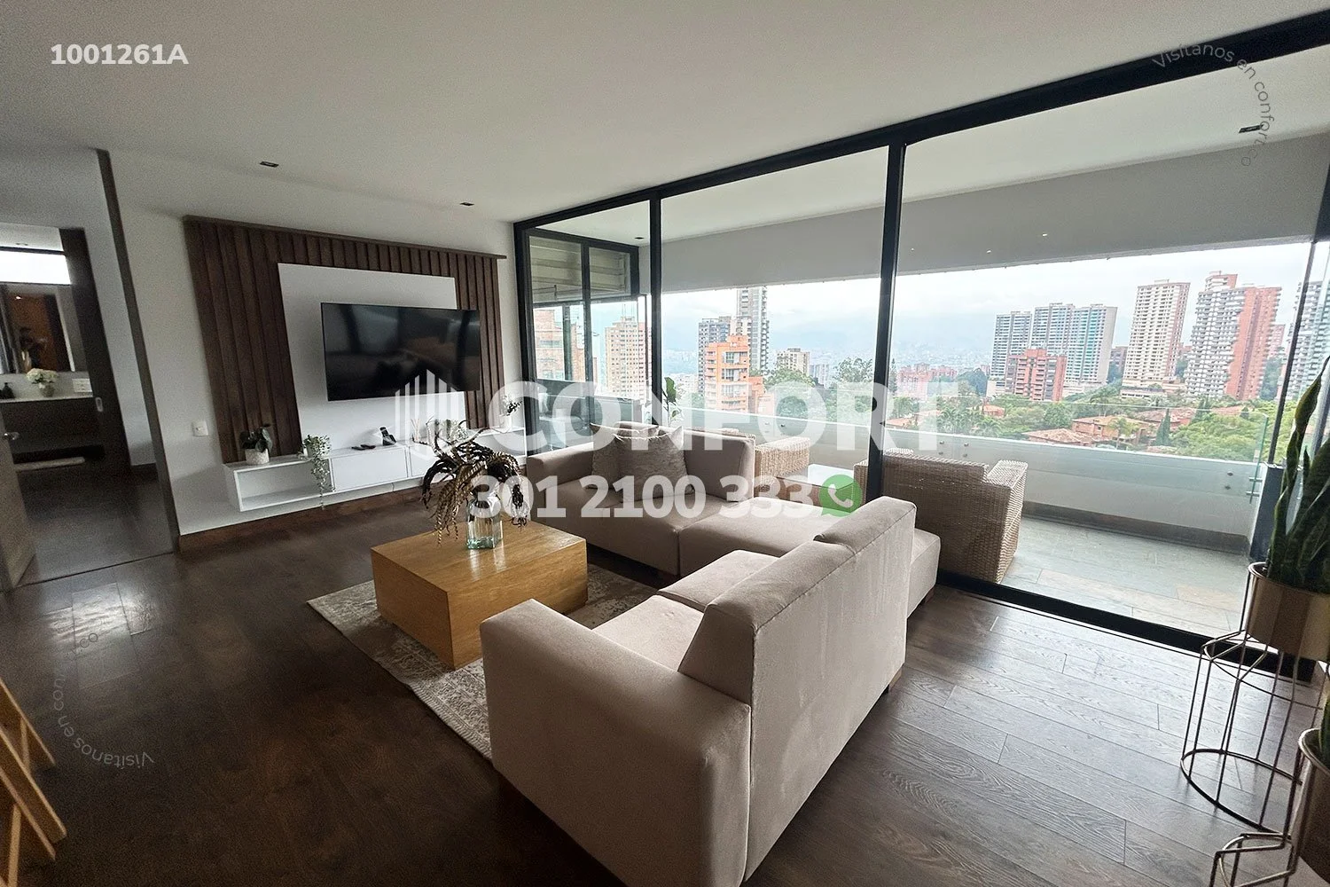 APARTAMENTO AMOBLADO EN SAN LUCAS - EL POBLADO 1001261A COP/USD — foto 4