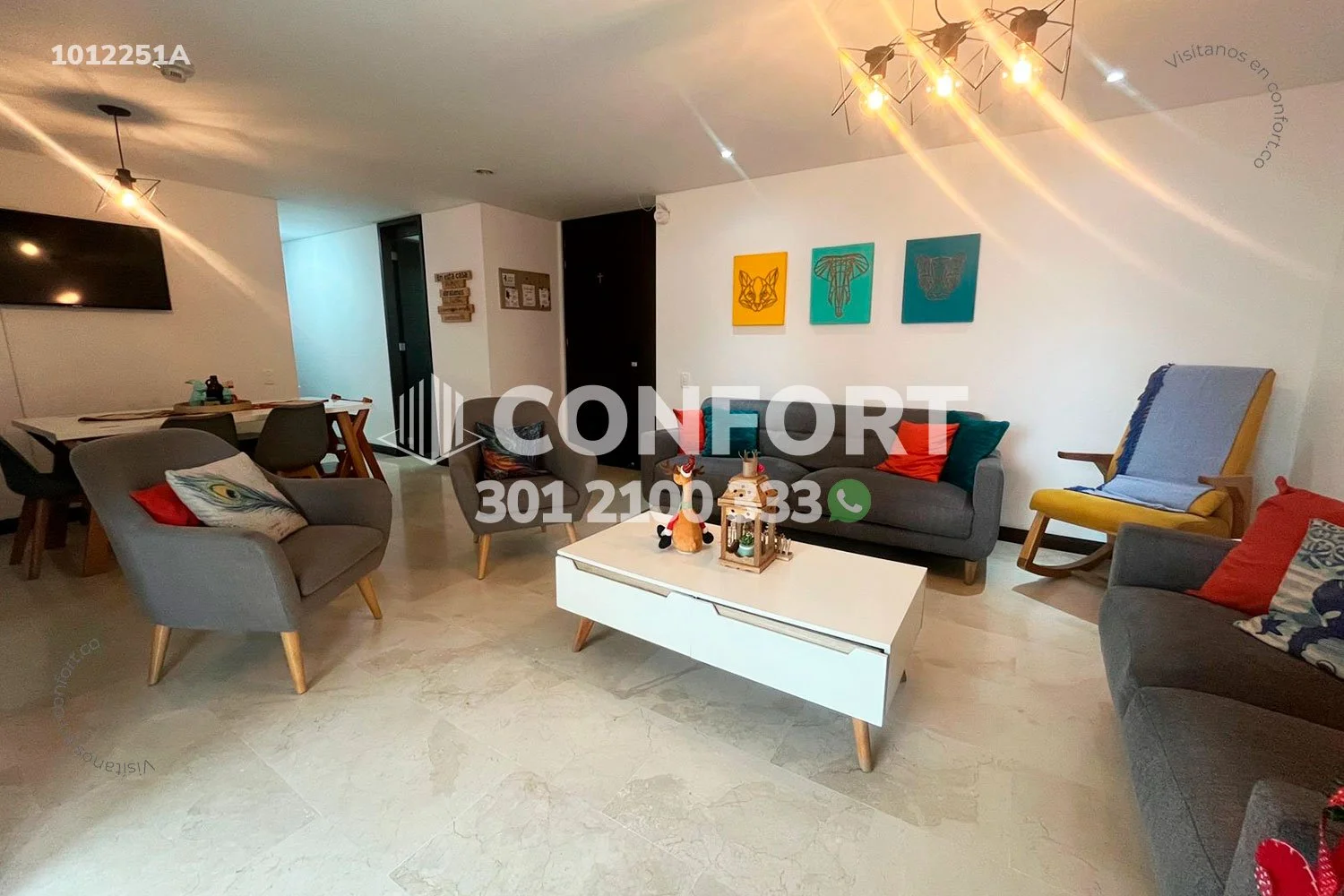 APARTAMENTO AMOBLADO EN SANTA MARÍA DE LOS ÁNGELES - EL POBLADO 1012251A COP/USD — foto 3
