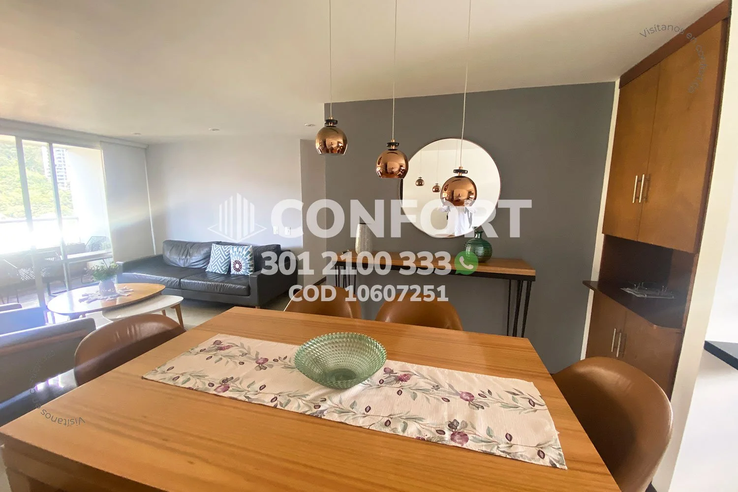 APARTAMENTO AMOBLADO EN LOS NARANJOS - POBLADO 10607251 COP/USD — foto 4