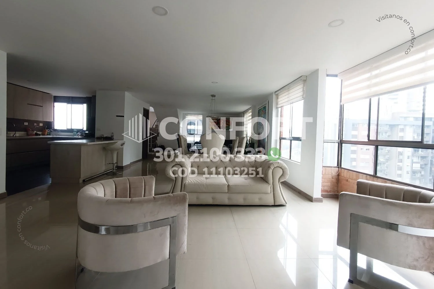 PENTHOUSE EN LOS BALSOS - EL POBLADO 11103251 COP/USD — foto 3