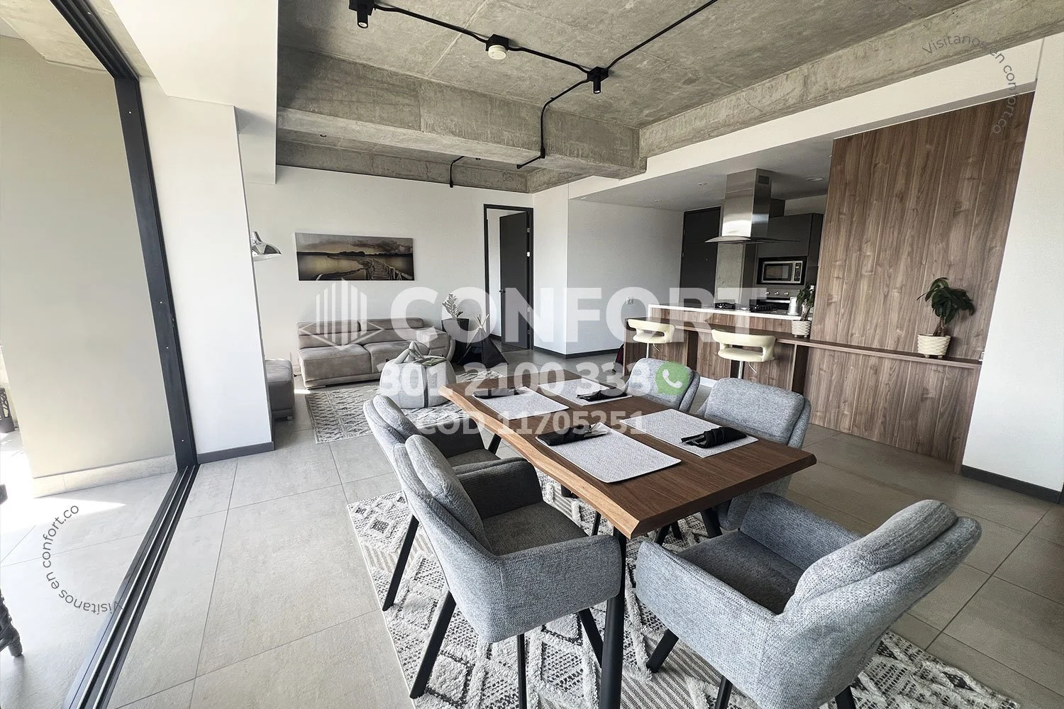 APARTAMENTO AMOBLADO EN LOS PARRA - EL POBLADO 11705251 COP/USD — foto 4