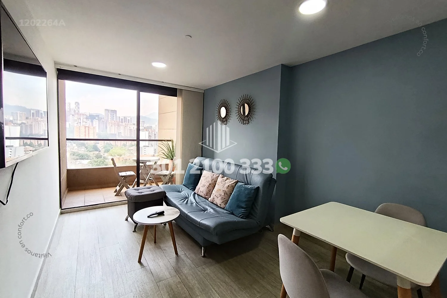 APARTAESTUDIO AMOBLADO EN MAYORCA - SABANETA 1202264A — foto 2