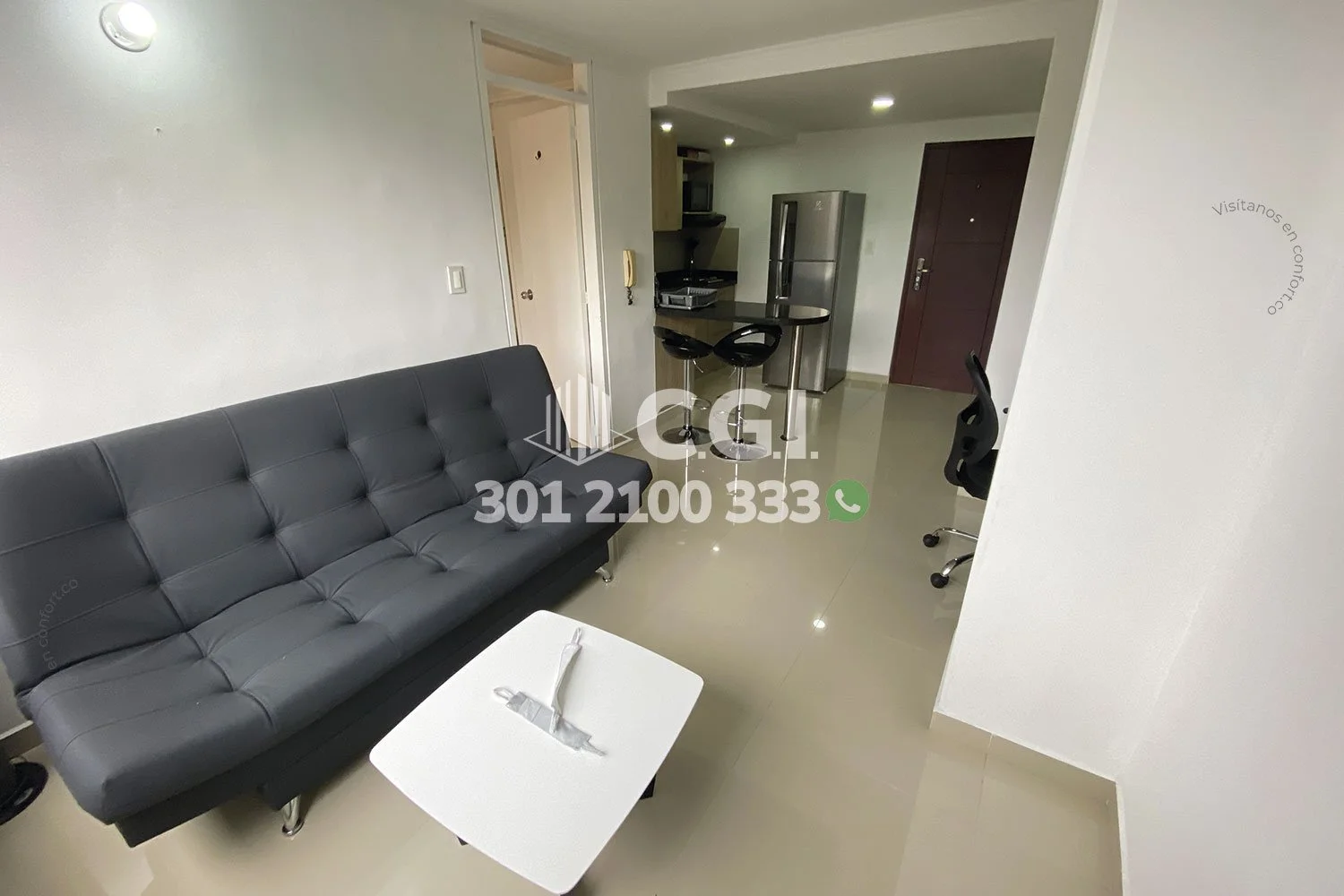 APARTAESTUDIO EN LAURELES 12305243 COP/USD — foto 3