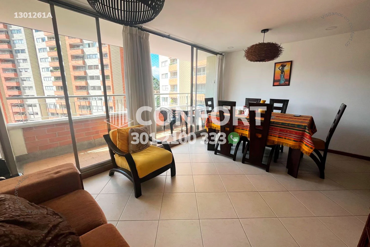 APARTAMENTO AMOBLADO EN SANTA MARÍA DE LOS ÁNGELES - EL POBLADO 1301261A COP/USD — foto 4