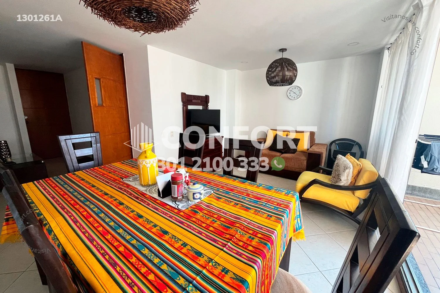 APARTAMENTO AMOBLADO EN SANTA MARÍA DE LOS ÁNGELES - EL POBLADO 1301261A COP/USD — foto 2
