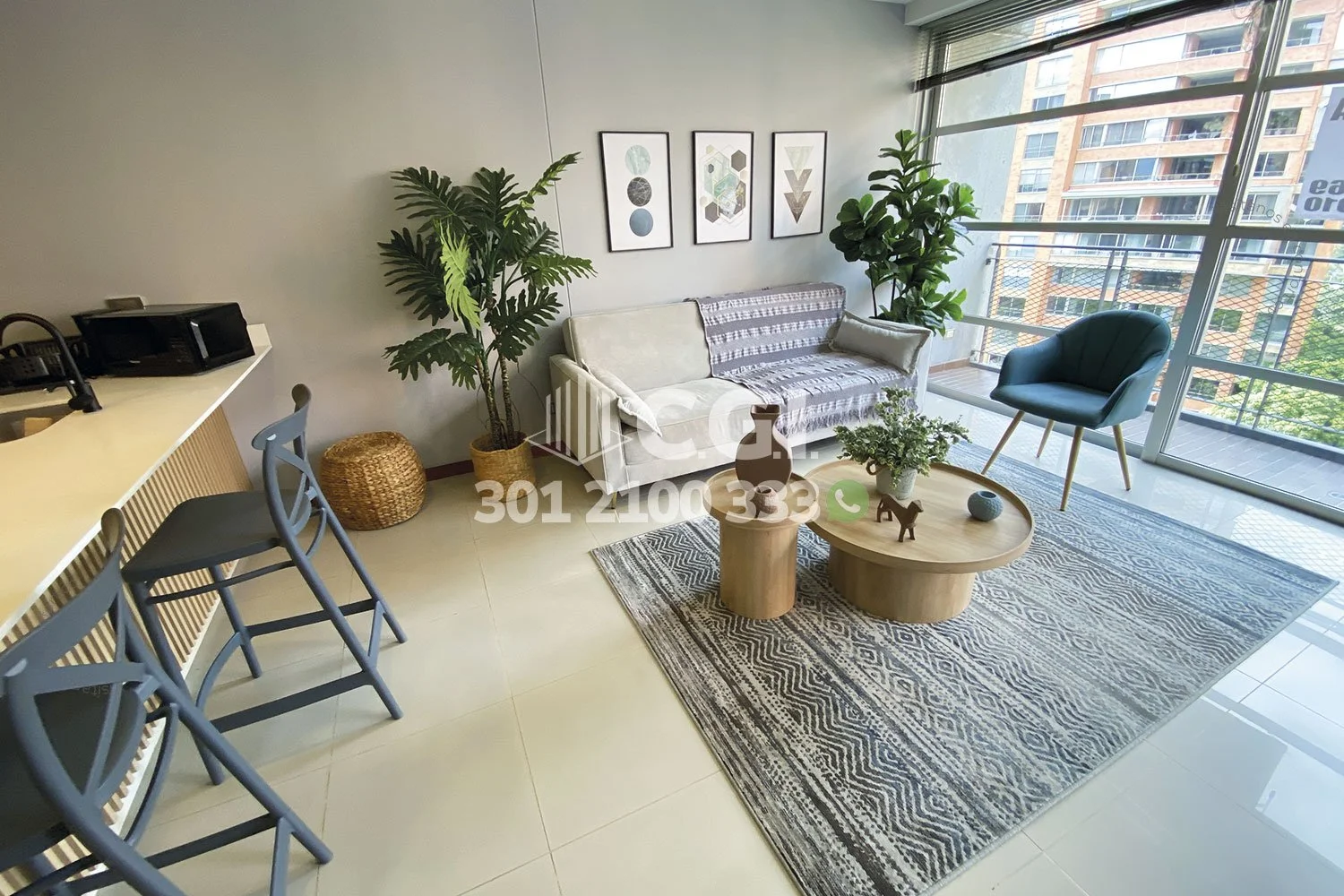 APARTAESTUDIO AMOBLADO EN EL POBLADO 13206241 COP/USD — foto 4