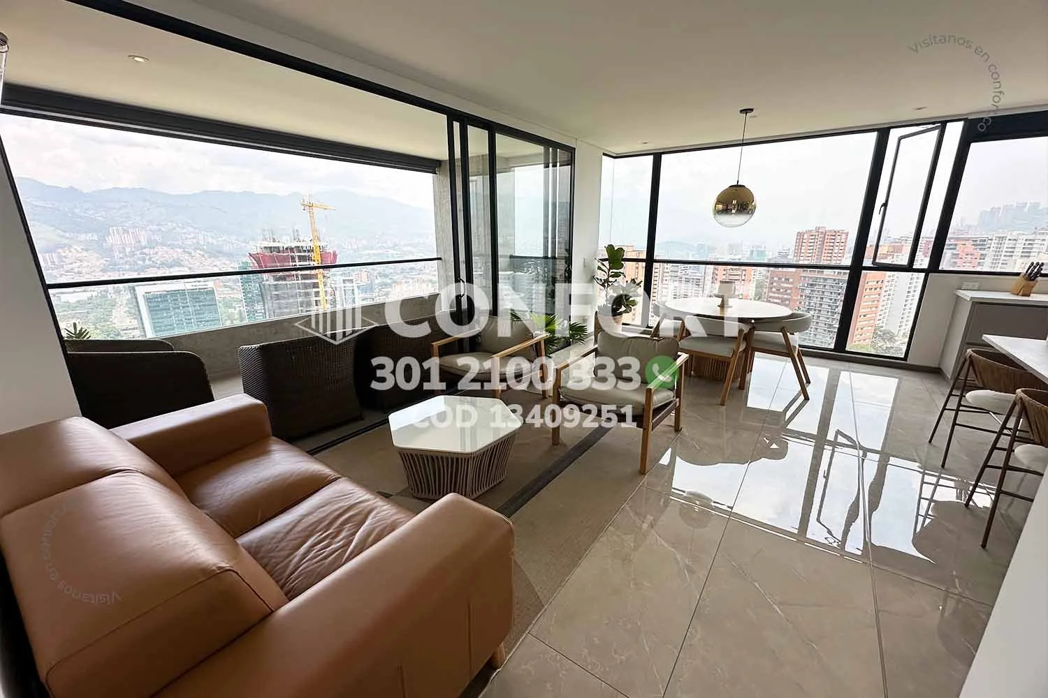APARTAMENTO EN LOS BALSOS- POBLADO 13409251 COP/USD — foto 3