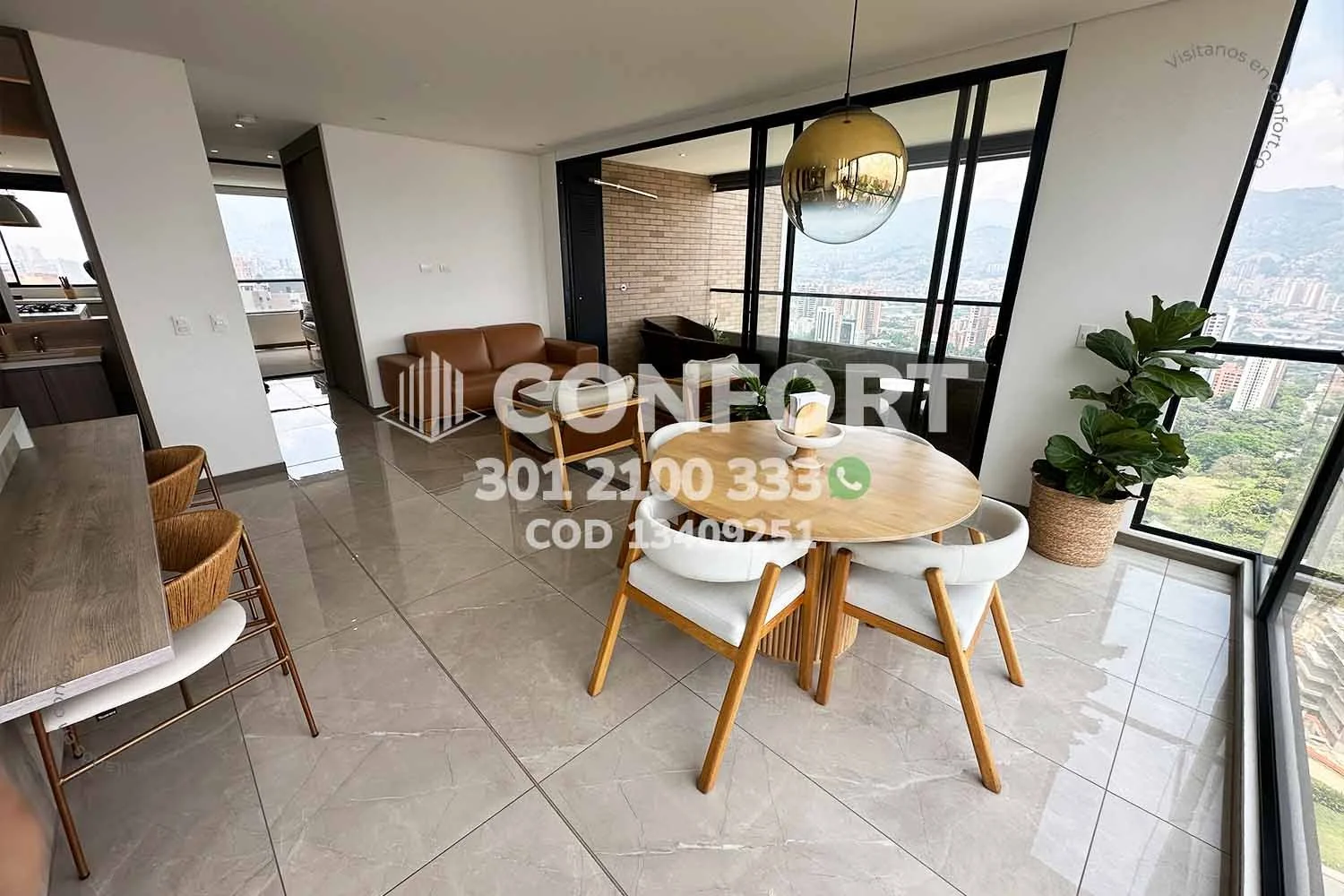 APARTAMENTO EN LOS BALSOS- POBLADO 13409251 COP/USD — foto 4