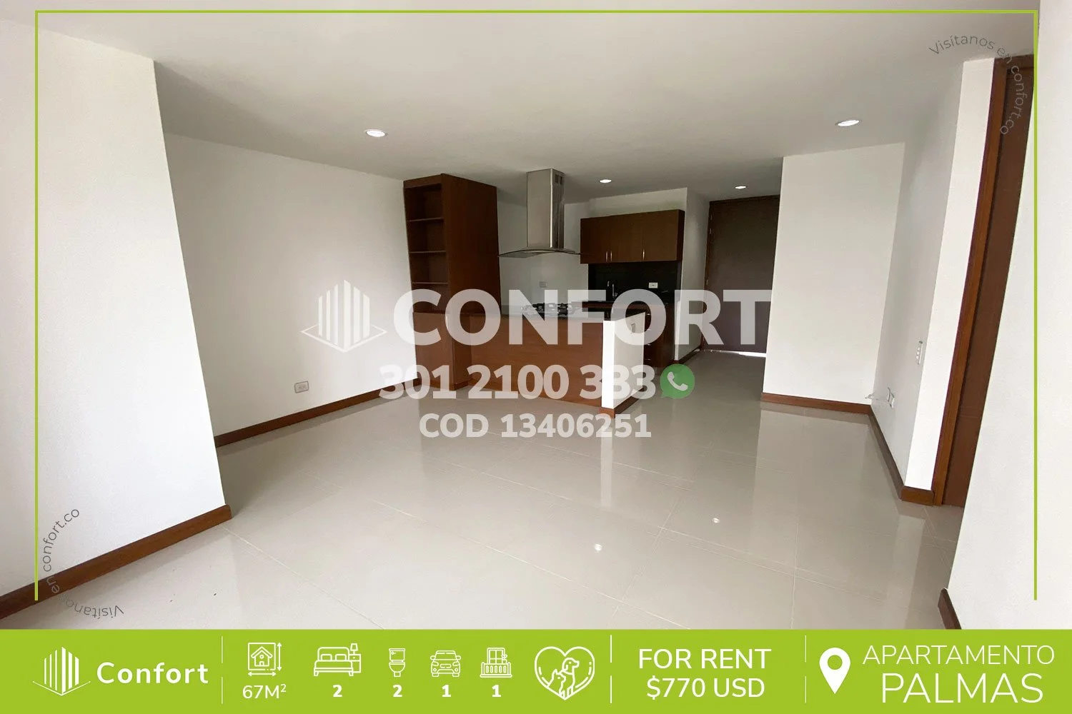 APARTAMENTO EN LAS PALMAS - POBLADO 13406251 COP/USD — foto 1