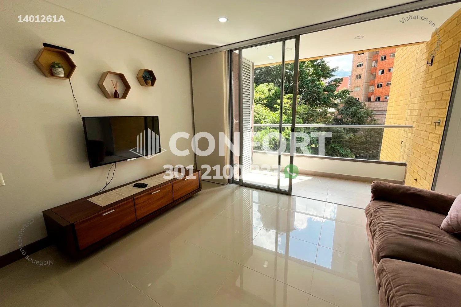 APARTAMENTO AMOBLADO EN CASTROPOL - EL POBLADO 1401261A COP/USD — foto 2