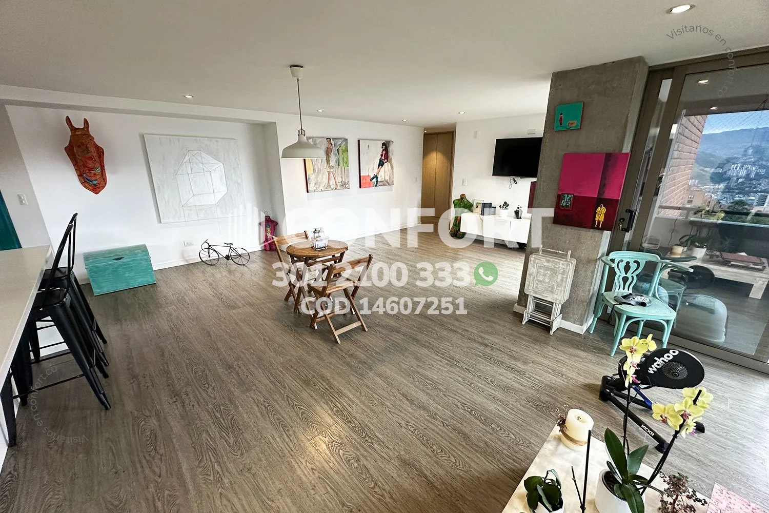 APARTAMENTO EN LOS BALSOS - POBLADO 14607251 COP/USD — foto 3