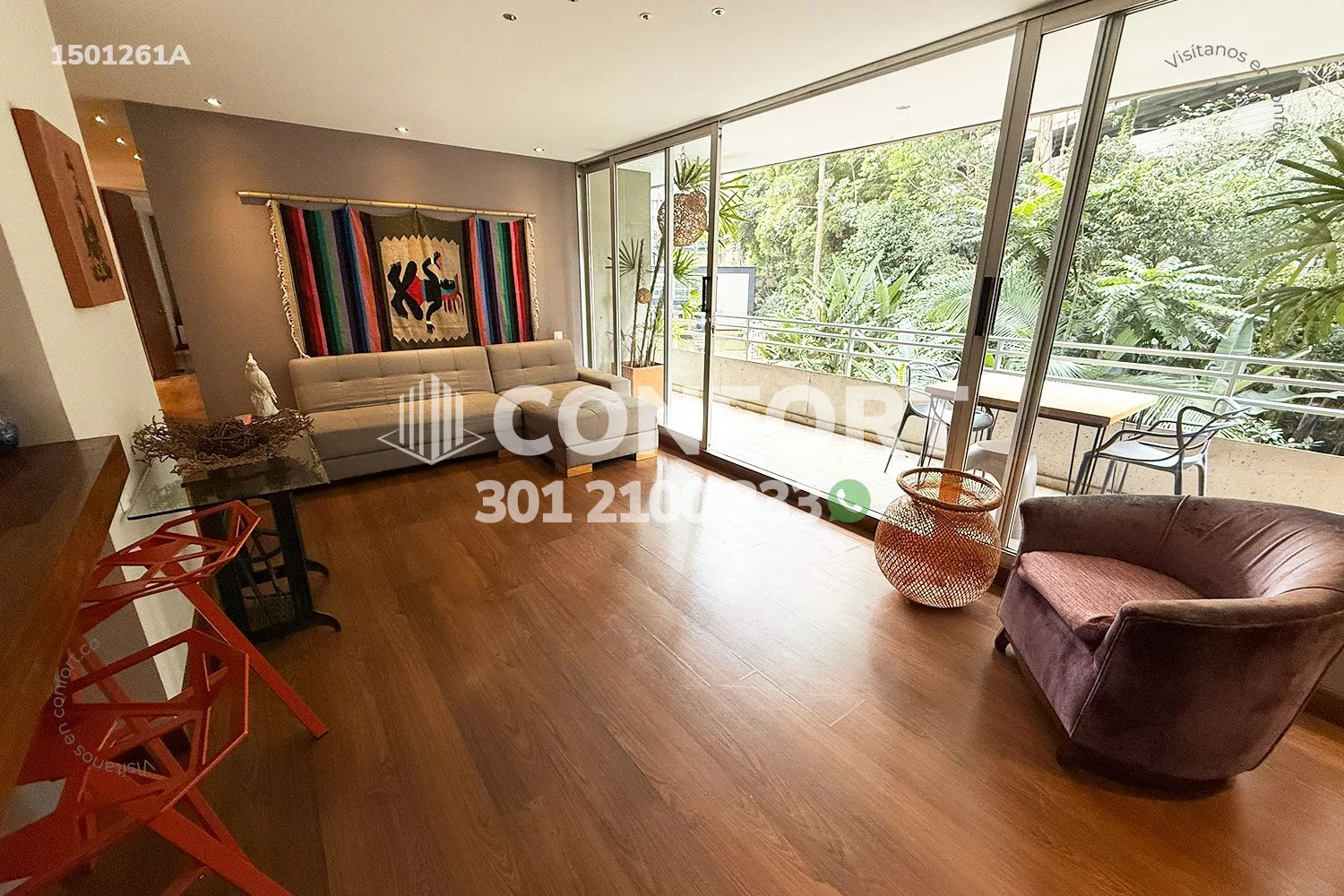 APARTAMENTO AMOBLADO EN EL TESORO - POBLADO 1501261A COP/USD — foto 4
