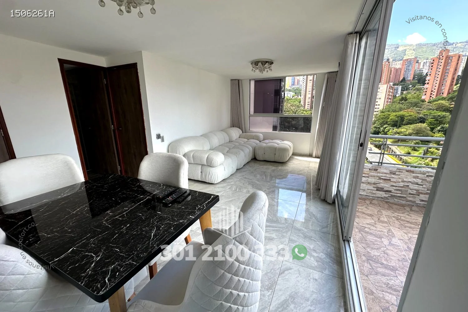 APTO DUPLEX AMOBLADO EN LOS BALSOS - POBLADO 1506261A — foto 2