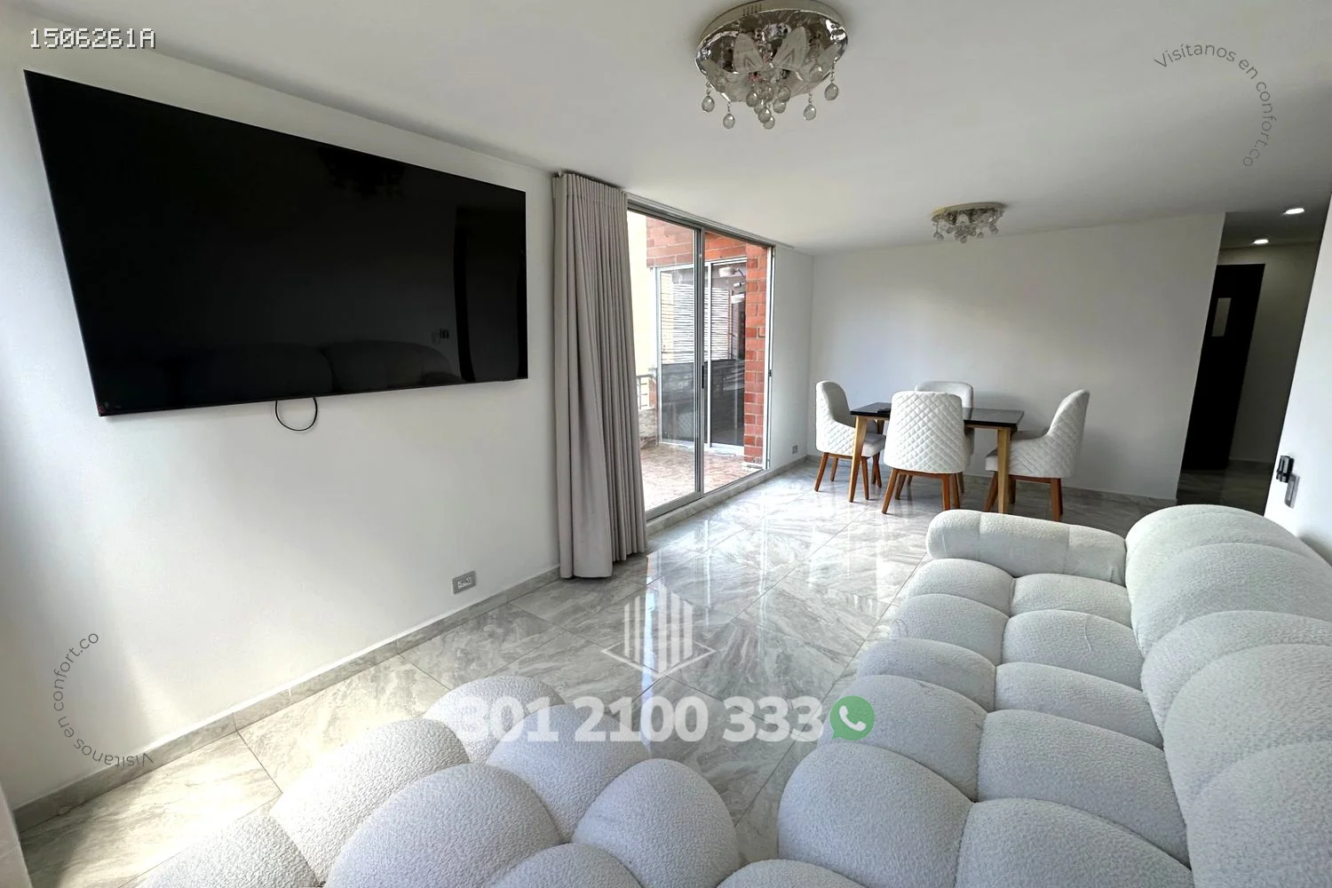 APTO DUPLEX AMOBLADO EN LOS BALSOS - POBLADO 1506261A — foto 4