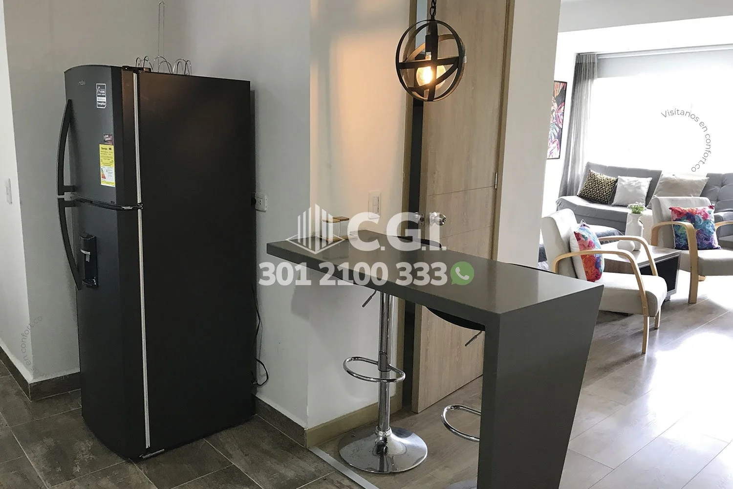 APARTAESTUDIO AMOBLADO EN SABANETA 15204244 — foto 2