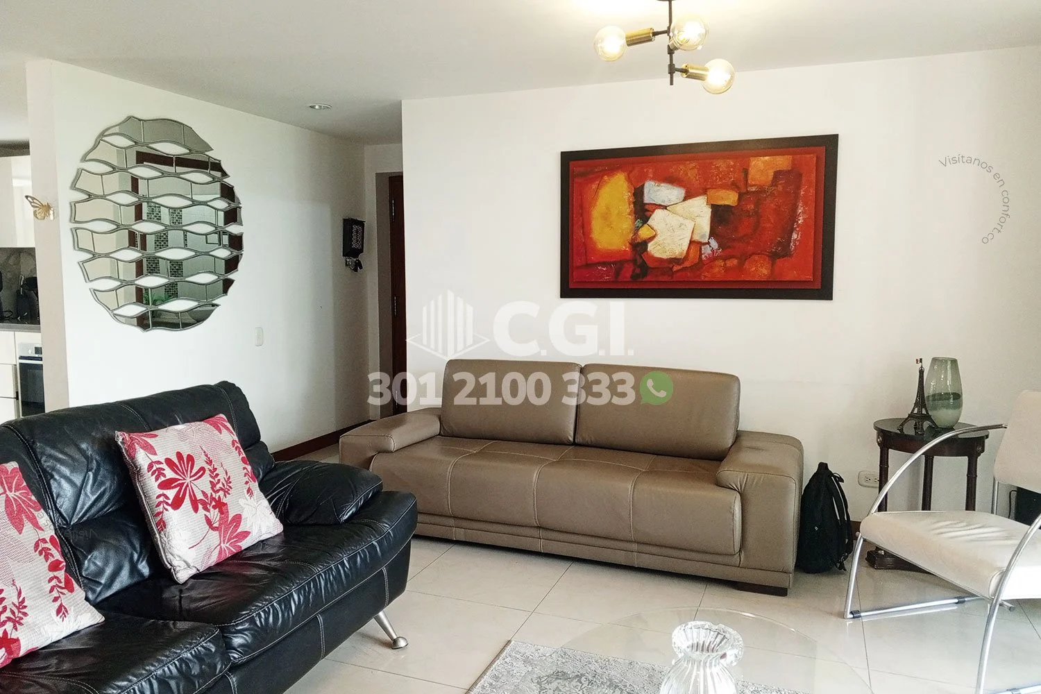 APARTAMENTO AMOBLADO EN LAS SANTAS - EL POBLADO 1611241 COP/USD — foto 4
