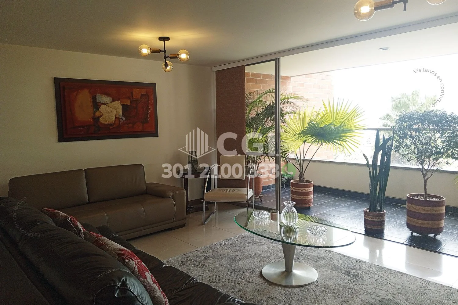 APARTAMENTO AMOBLADO EN LAS SANTAS - EL POBLADO 1611241 COP/USD — foto 2