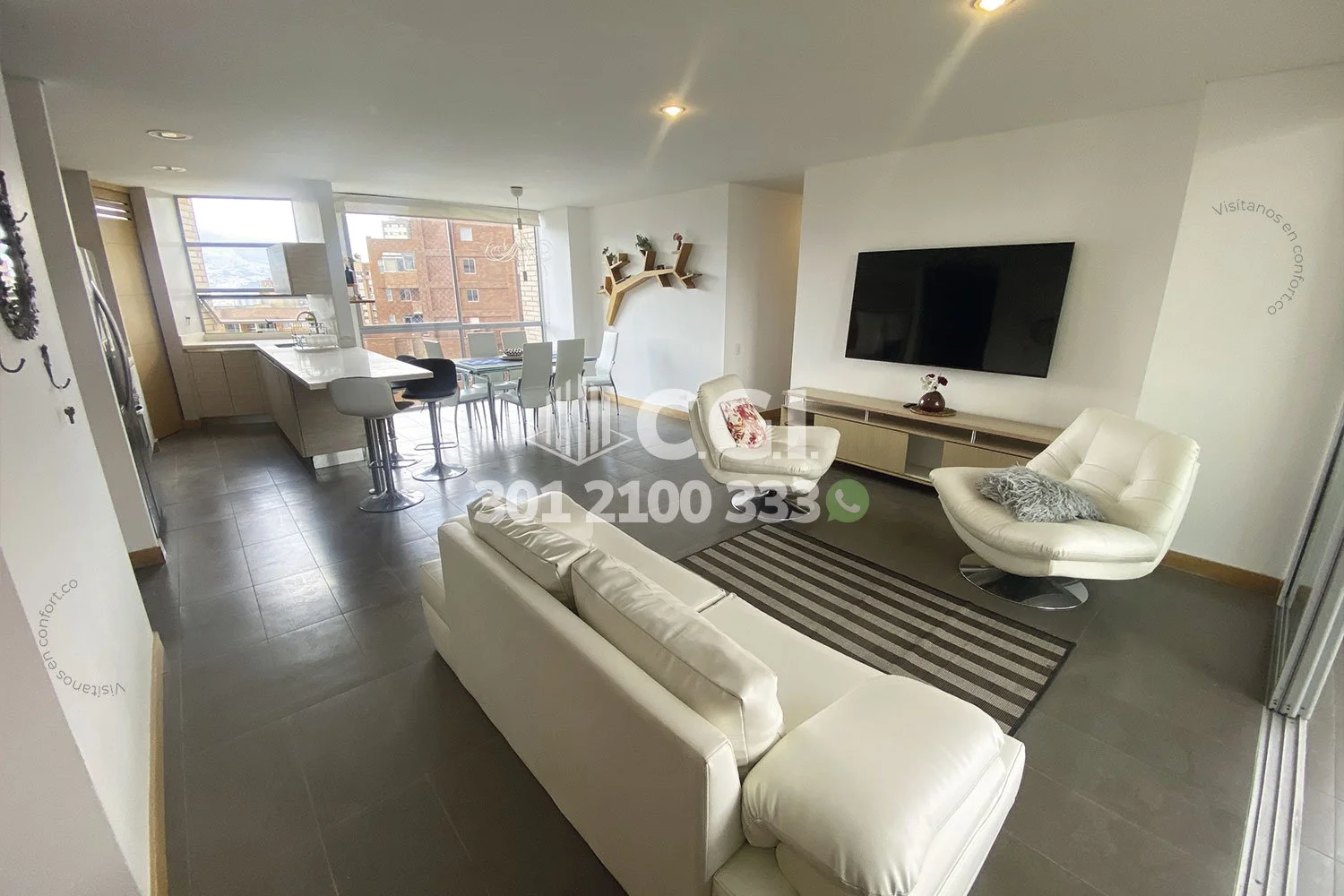 APARTAMENTO EN LALINDE - EL POBLADO 16610241 COP/USD — foto 2
