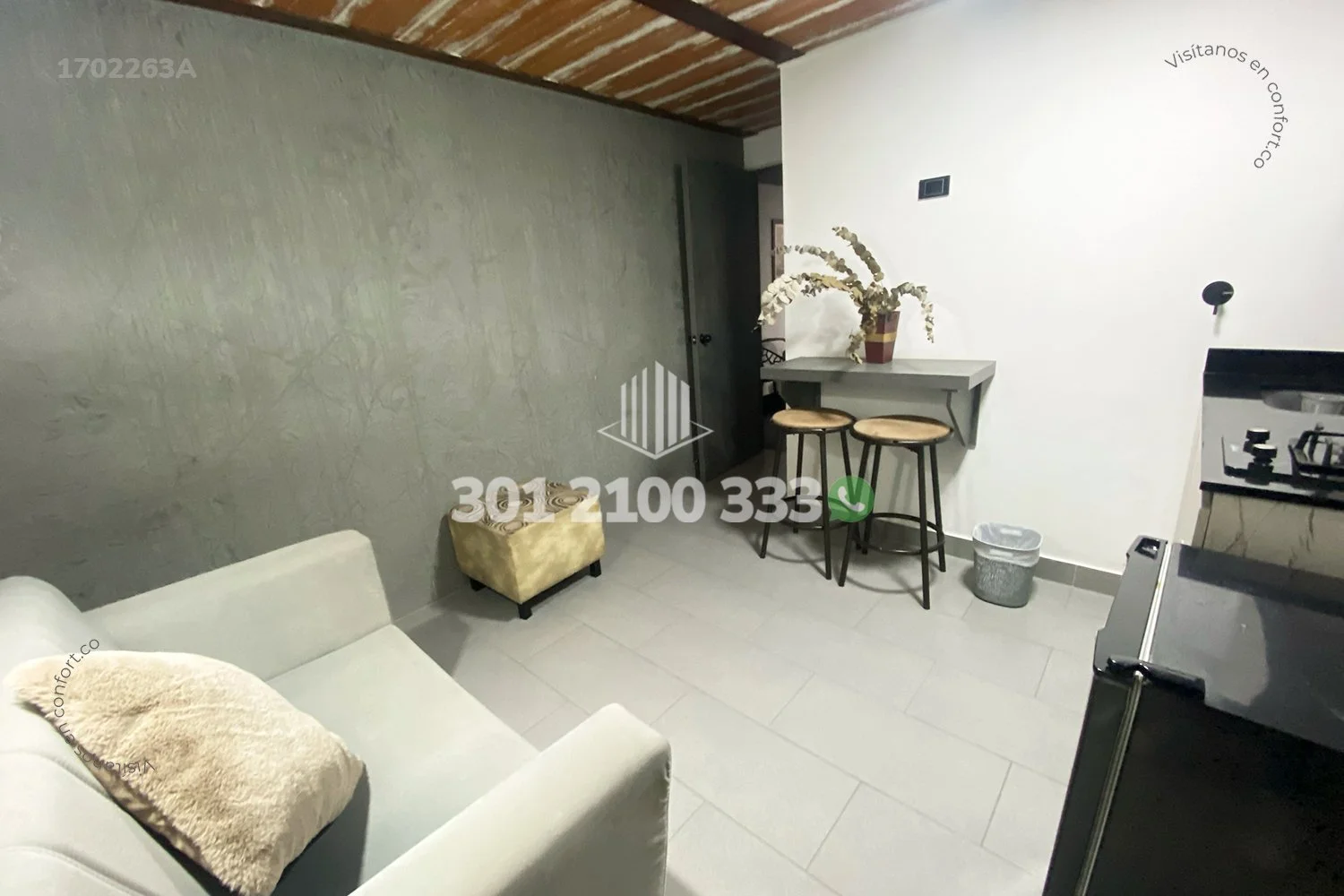 APARTAESTUDIO AMOBLADO EN LAURELES 1702263A — foto 4