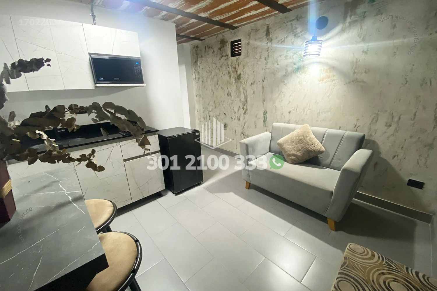 APARTAESTUDIO AMOBLADO EN LAURELES 1702263A — foto 2