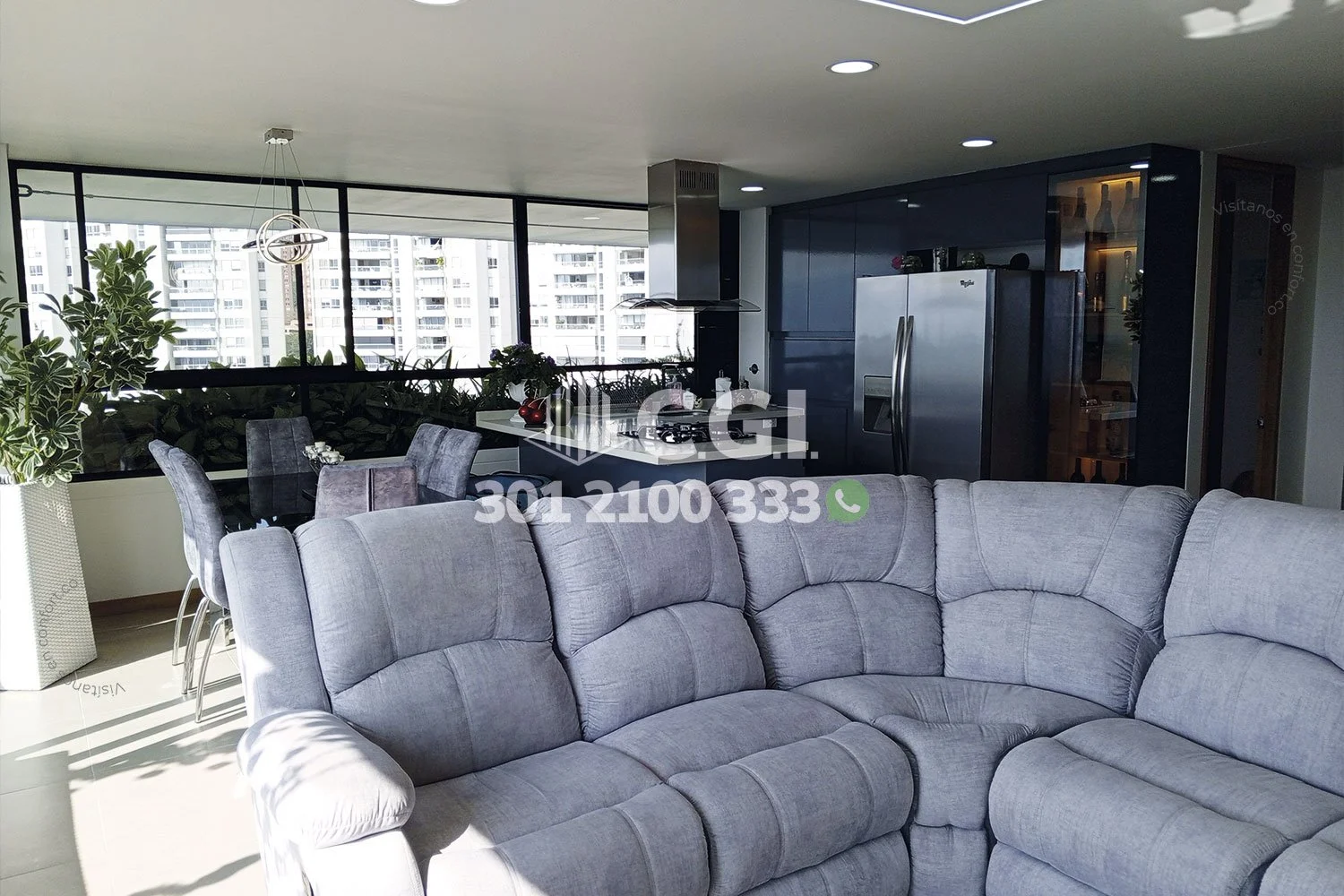 APARTAMENTO AMOBLADO EN ALTO DE LAS PALMAS - EL POBLADO 1709241 COP/USD — foto 4