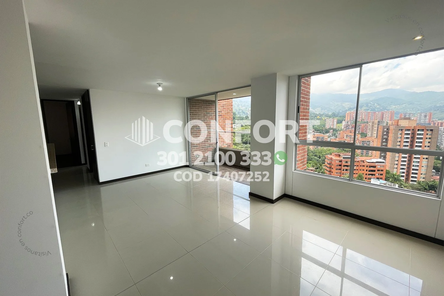APARTAMENTO EN LA LOMA DEL ESMERALDAL - ENVIGADO 17407252 — foto 2