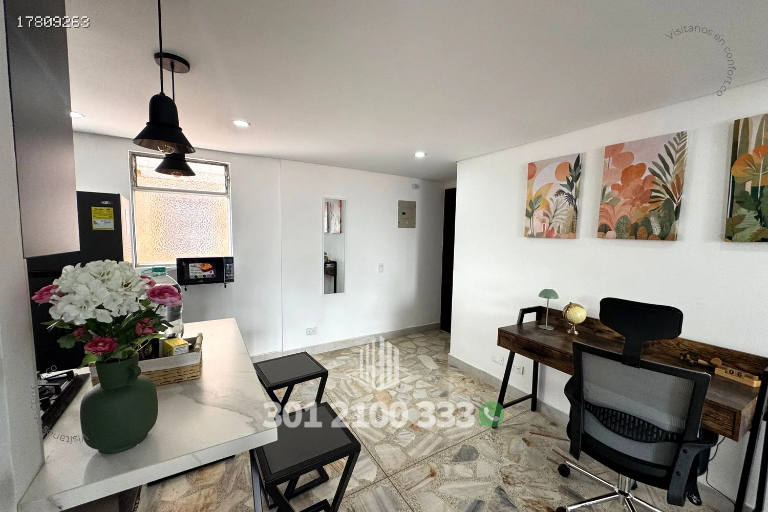 APARTAMENTO AMOBLADO EN EL VELÓDROMO - MEDELLÍN 17809263 — foto 4