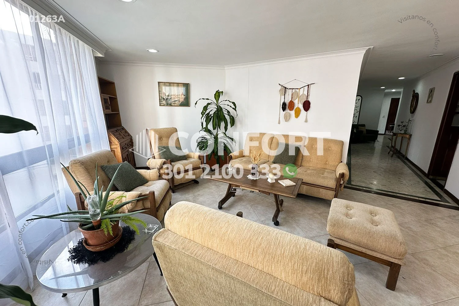 APARTAMENTO AMOBLADO EN LAURELES 1801263A COP/USD — foto 3