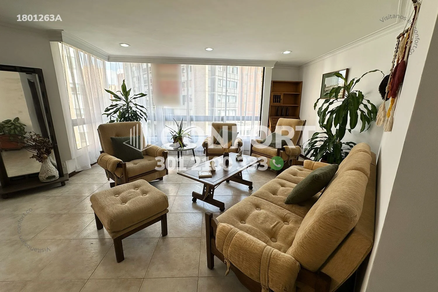 APARTAMENTO AMOBLADO EN LAURELES 1801263A COP/USD — foto 2