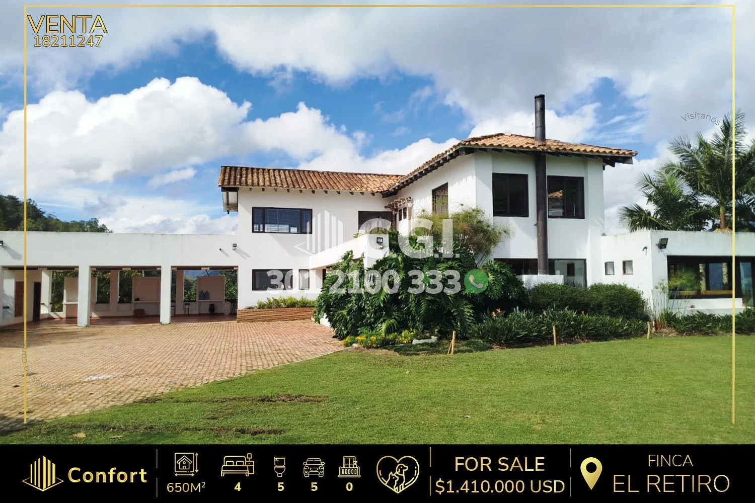 FINCA EN EL RETIRO - ANTIOQUIA 18211247 COP/USD — foto 1