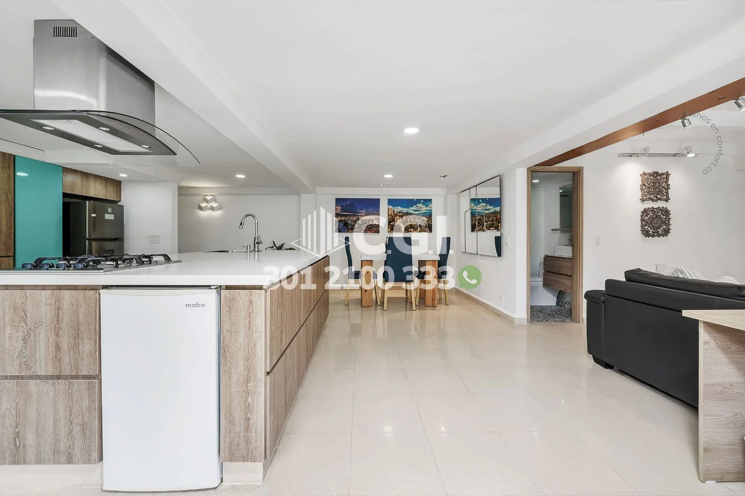 APARTAMENTO AMOBLADO EN EL POBLADO 18304241 COP/USD — foto 4
