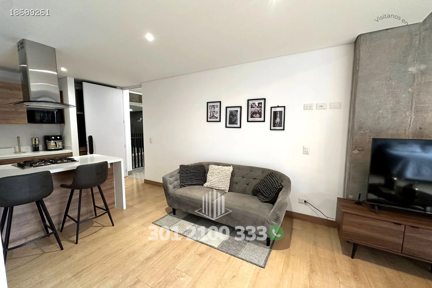 APTARTAESTUDIO AMOBLADO EN CIUDAD DEL RIO - EL POBLADO 18609261 — foto 3