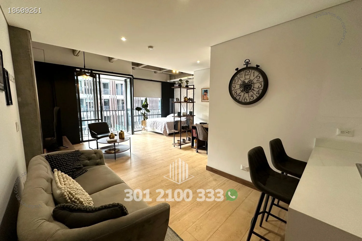 APTARTAESTUDIO AMOBLADO EN CIUDAD DEL RIO - EL POBLADO 18609261 — foto 4