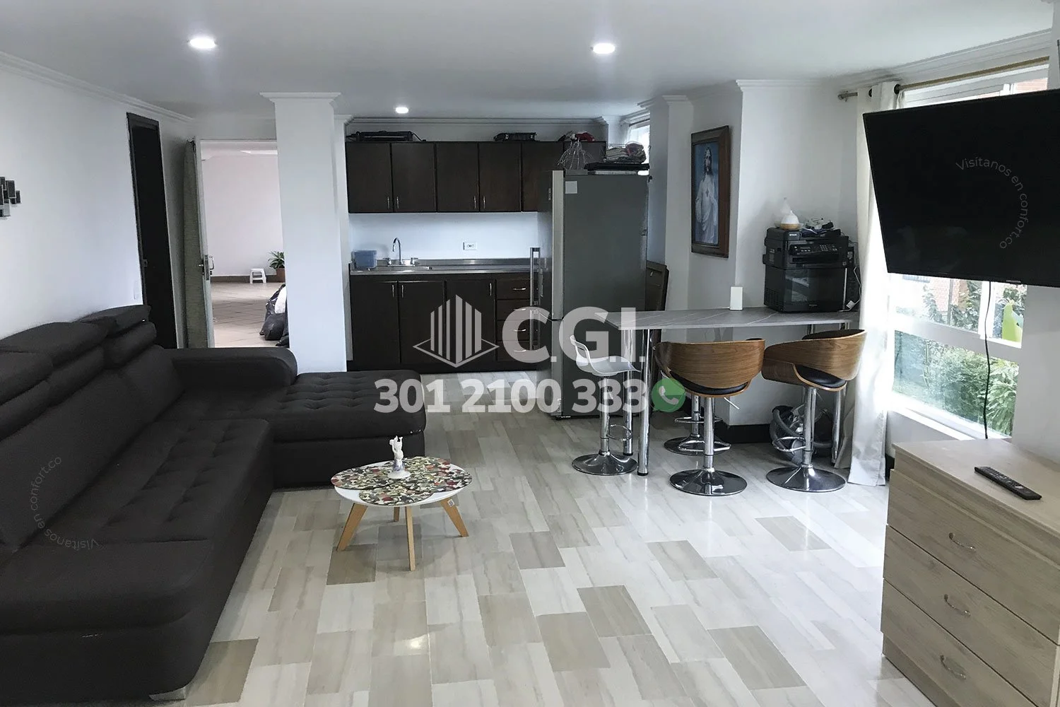 APARTAESTUDIO AMOBLADO EN EL CAMPESTRE - EL POBLADO 18805241 COP/USD — foto 4